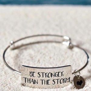 Stronger then the Storm bracelet